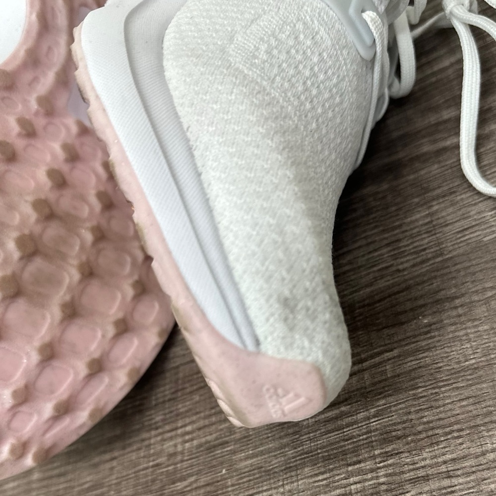 Adidas  UBounce DNA Sneakers in Cloud White/Clear Pink/Silver Metallic [S7170] - Picture 11 of 12